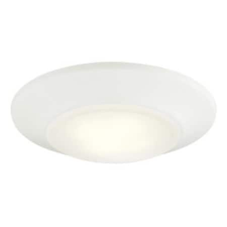 7-3/8In Dim LED Indoor/Outdoor Surface Mnt White Frost Lens 4000K